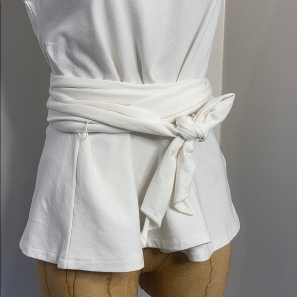 J.Crew wrap around white blouse SM - Picture 2 of 16